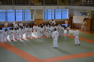 Judo les aan kinderen bij Kodokan