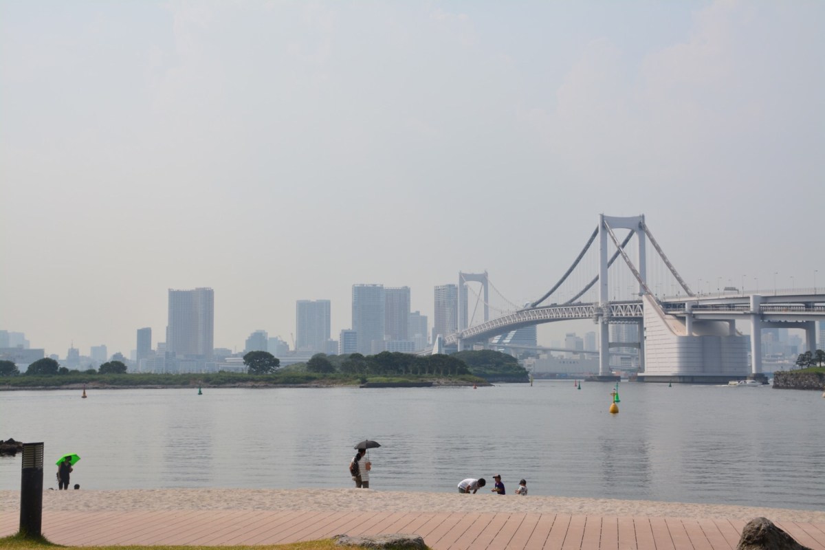 Look at that amazing beach!
